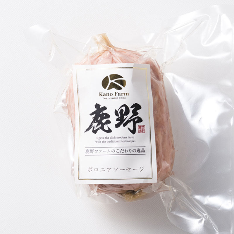ボロニアソーセージ[上質国産豚肉のみ使用、鹿野ファームの特選ソーセージ](250g) 【冷蔵商品】